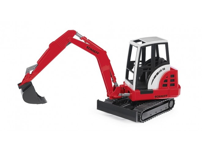 Bruder Schaeff HR16 Mini excavator. OEM. Part  No 024321. Bruder toy. Mini excavator toy.  1:16 scale toys.  online toys. Children's farming toys. click & collect.  Schaeff toy. farming toys.