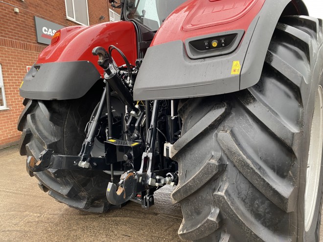 Case IH Optum 300 CVX Front Linkage Front PTO Accuguide Ready