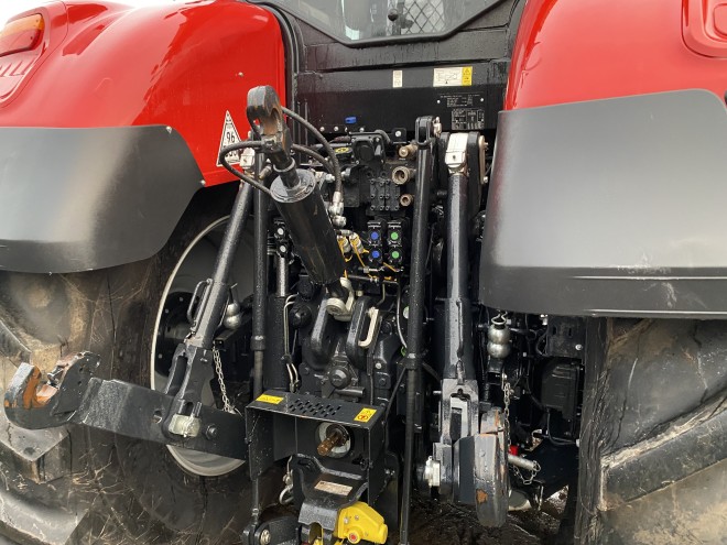 Case IH Optum 300 CVX Front Linkage Front PTO Accuguide Ready