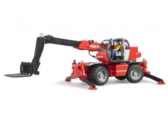 Manitou Telescopic Forklift MRT 2150. OEM. Part No 021290. Online toys. Bruder scale models. 1:16 scale. Manitou farming toy. click & collect. Online toy shop. Bruder toy models. Startin Tractors.