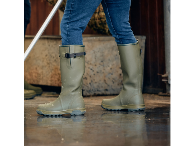 Grubs Highline wellington boot - sage green. Wellington boots. Stockist of grub wellington boots. Grubs dealer. Grubs footwear. Wellington boots. Wellies. Farming footwear. country boots. online shop. click & collect #waterproof #warmth #comfort #grip