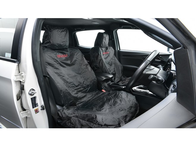 Genuine Isuzu waterproof driver front seat cover, Startin Tractors, Isuzu dealer, Isuzu parts, seat protector D-max