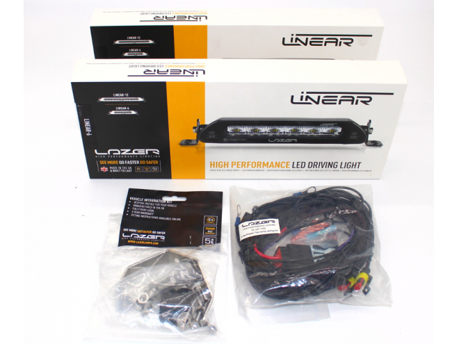Lazer Linear 6 Front Bumper Kit for Isuzu D-max 2021. OEM. Part No. LAZER LINEAR 6. Isuzu D-Max Accessories. Isuzu exterior lighting. Isuzu dealer