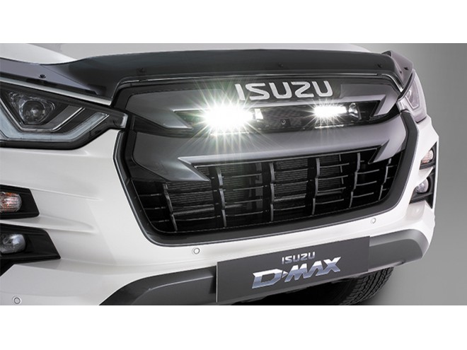 Lazer Linear 6 Front Bumper Kit for Isuzu D-max 2021. OEM. Part No. LAZER LINEAR 6. Isuzu D-Max Accessories. Isuzu exterior lighting. Isuzu dealer