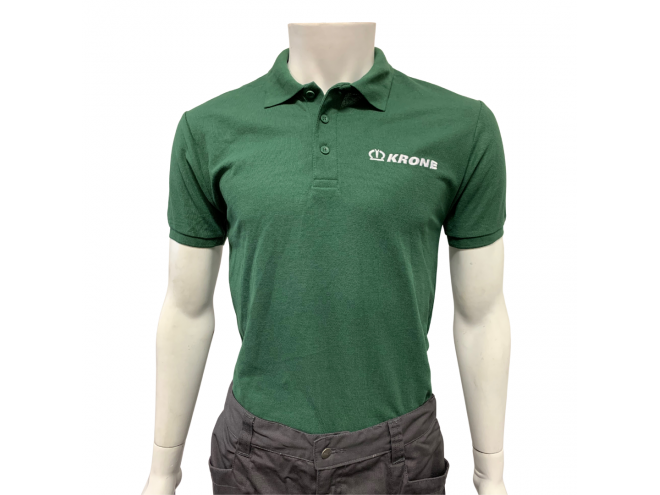 Krone T-shirt. Green polo with logo. OEM. Part 20924900. Krone merchandise. Krone Green T-shirt.