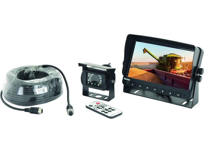 Sparex wired reversing camera system. OEM. Part No S.166334 Wired reversing camera system with 7" HD Monitor & camera. Tractor trailer reversing camera. Back up camera. Night vision. Rear view camera system.  Farm camera. Trailer camera system.