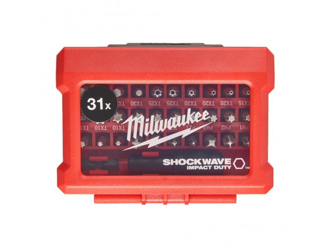 Shockwave™ 31 pc Cassette. OEM. Part No 4932472060. Milwaukee tools, Milwaukee power tools, PPE. Milwaukee bit set. Milwaukee products. Milwaukee range. Milwaukee local dealer, Startin Tractors. Click & collect.