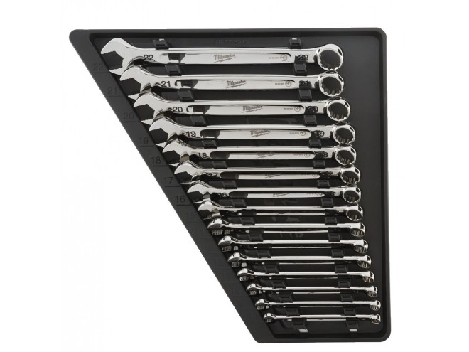 15 pc MAXBITE™ Metric Combination Spanner Set. OEM. Part No 4932464258. Milwaukee tools, hand tools, power tools, PPE, professional tools. Milwaukee stockist. click & collect. Startin Tractors. Milwaukee Spanners. Milwaukee Maxbite.