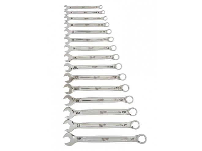 15 pc MAXBITE™ Metric Combination Spanner Set. OEM. Part No 4932464258. Milwaukee tools, hand tools, power tools, PPE, professional tools. Milwaukee stockist. click & collect. Startin Tractors. Milwaukee Spanners. Milwaukee Maxbite.