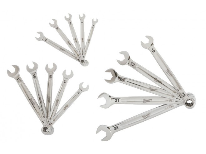 15 pc MAXBITE™ Metric Combination Spanner Set. OEM. Part No 4932464258. Milwaukee tools, hand tools, power tools, PPE, professional tools. Milwaukee stockist. click & collect. Startin Tractors. Milwaukee Spanners. Milwaukee Maxbite.