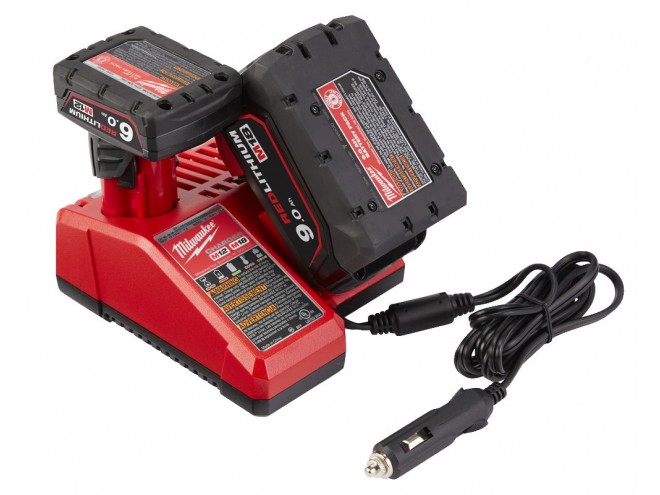 M12™ M18™ Car Charger. OEM. Part No 4932459205. Milwaukee 12v battery car charger. Milwaukee products, hand tools, power tools, PPE. MIlwaukee battery charger. Startin Tractors Milwaukee dealer. Click & collect. Milwaukee range