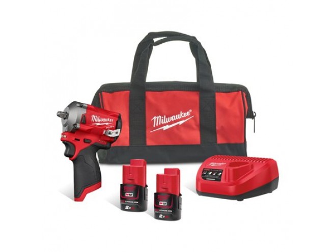 M12 Fuel Sub Compact ⅜ " Impact Wrench Kit. OEM. Part No 4933478785. Milwaukee tools. Milwaukee power tools. Milwaukee impact wrench kit. Online tools. Click & collect. Authorised Milwaukee Dealer. M12 FIW38-202B