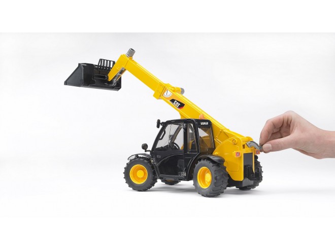 Bruder CAT Telehandler. OEM. Part No 021412.Bruder Toys. Farming toys. 1:16 scale farming toys. CAT toys. CAT construction. 1:16 scale farming toys. Online toys. CAT Telehandler. Click & collect Bruder collectables. Collectables toys. Farming toys online.