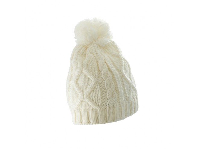 White knitted pompom hat OEM. Part No 3188339.Steyr knitted hat. Steyr clothing. winter hat. woolly hat. Styer merchandise. Farm wear. bobble hat. Case IH dealer. Online shopping. click & collect.