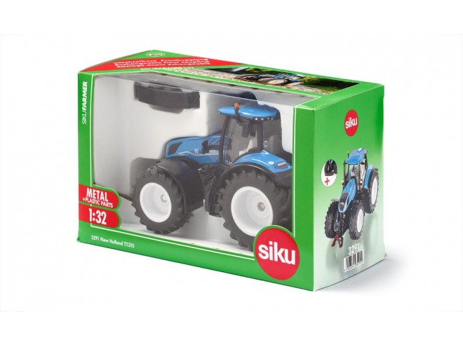 Siku New Holland T7.315 Heavy Duty. OEM. Part No. 032914. Siku faming toys. Siku New Holland tractor. New Holland T7. Siku model. Siku 1:32 scale. 1:32 sale toys. 1:32 New Holland tractor toy. online shopping. click & collect. Siku toy range. Farm toys. suitable for collectors and children. Siku farm toys. Scale farm toys.