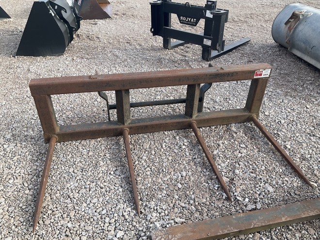 Bale spike with x4 tines MX brackets