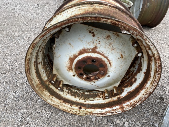 12x38 adjustable ford rims pair