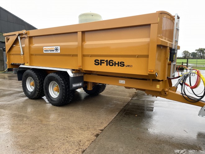 Richard Western Suffolk SF 16 HS Plus 16Ton Grain trailer