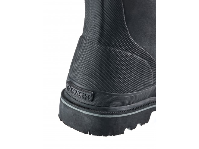 Grub's Ceramic Safety Wellington Boots - Charcoal / black. Grubs dealer. Grubs stockist. Grubs footwear. Grubs safety wellington. wellies. workwear. Safety wellies. Safety toe. Steel toe cap. Online shop. click & collect. Grubs range. farming footwear. work boots. country style. country boots.