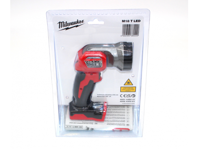 Milwaukee - OEM. Part No - 4932430361. Milwaukee torch. Milwaukee work light. LED Torch. M18 T LED light. Milwaukee tools. M18 tools. Milwaukee accessories. Milwaukee Dealer. Online shop. Click and collect.