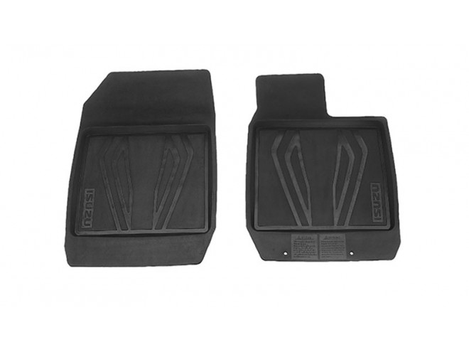 Isuzu Rubber Floor Trays - Front Only. OEM. Part No 5867630651. Isuzu accessories. Isuzu floor mats.   Isuzu interior protection. Isuzu rubber mats. Isuzu floor trays. Isuzu D-Max accessories. Online Isuzu accessories. single cab, extended cab & double cab. Isuzu online. Click & collect. Startin Tractors.