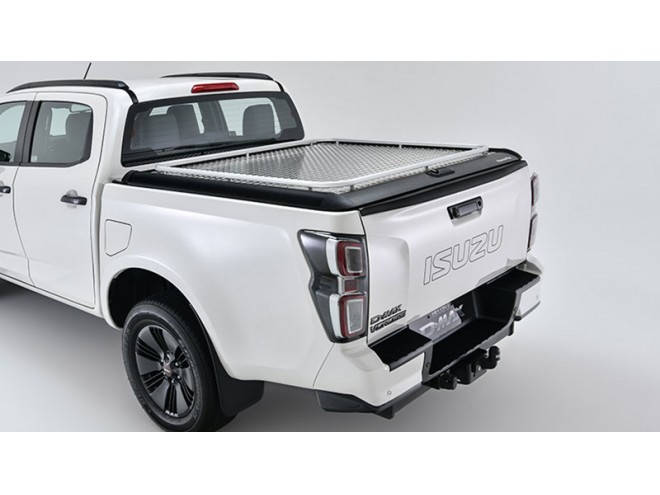 Mountain Top MT2 Aluminum Lid - Double Cab Isuzu OEM. Part No IACC3625. Isuzu accessories. Isuzu mountain top. Double cab. Isuzu dealer. click & collect. Isuzu Dmax Startin Tractors