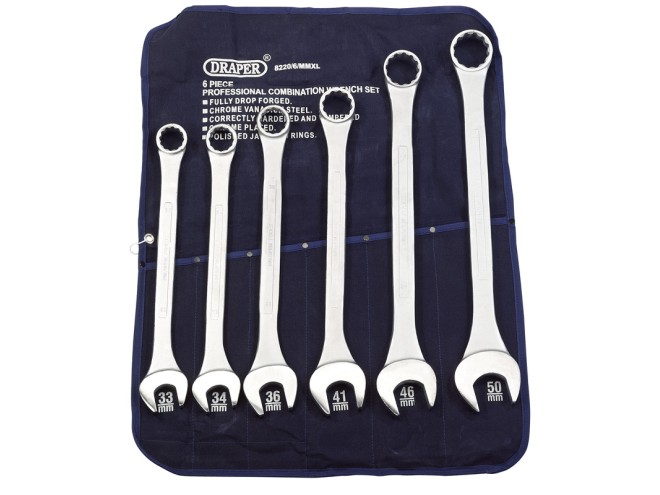 Draper Long Pattern Metric Combination Spanner Set. OEM. Part No 31167. spanner set. Draper tools. Draper spanner set. Online tools. Online spanner set. workshop tools. click and collect. Startin Tractors.