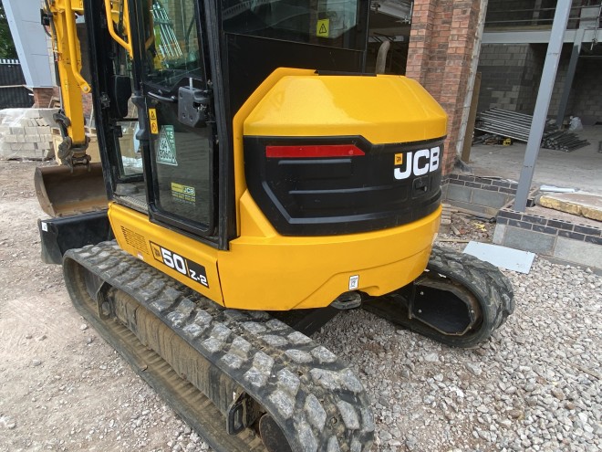 JCB 50 Z- 2 C/W Quick Hitch and 1 x 3' Bucket