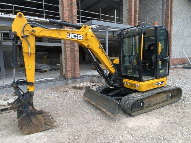 JCB 50 Z- 2 C/W Quick Hitch and 1 x 3' Bucket