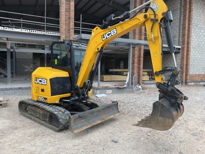 JCB 50 Z- 2 C/W Quick Hitch and 1 x 3' Bucket