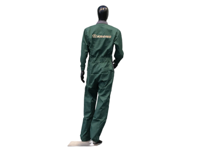Krone Overalls, coveralls. Workwear. Farm overalls. Protective clothing. Farm workwear. Krone dealer. Krone merchandise. Farming protective clothing. power of green. Tractor dealership. Krone coveralls. Krone overalls. Startin Tractors. click & collect.