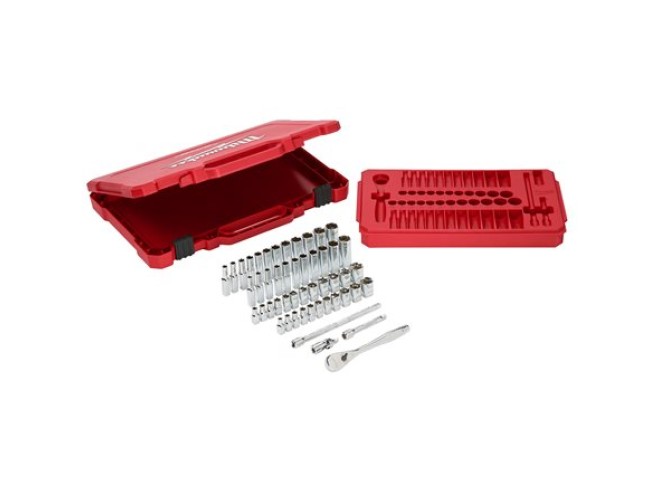 Metric & Imperial ¼" Ratchet & Socket Set (50pc). Milwaukee ratchet & socket set. Milwaukee Tools. Milwaukee Hand Tools. Online Tools UK. Tradesmen Tools. Workshop Tools. Onsite Tools.  Milwaukee Deals Online. 50 pc Tools Set. Milwaukee Range. Milwaukee Online Shop. Low Price. click & collect. Collect in store. 1/4" Ratchet & Socket Set. Startin Tractors.