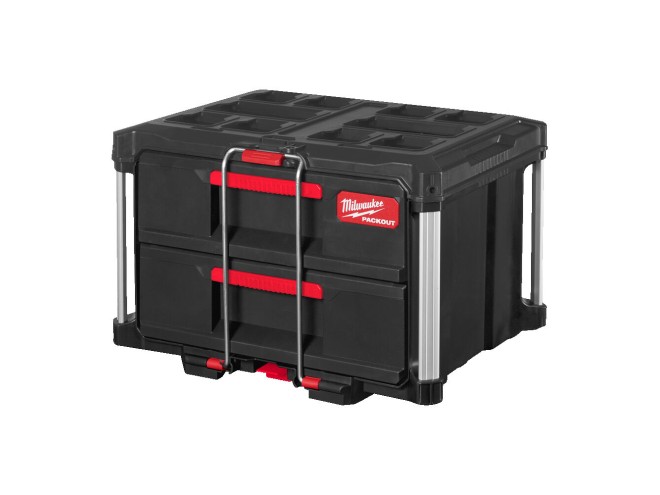 PACKOUT™ 2 Drawer Tool Box. Milwaukee Storage. PACKOUT System. Milwaukee Tools UK. Online tools UK.  Milwaukee storage solution. 2 Drawer Tool Box. Milwaukee Power Tools. Tool Storage. Milwaukee Range. Tradesmen Tools. Low Price Milwaukee Deals. Click & collect. Collect in store. Tool Box UK. Startin Tractors.