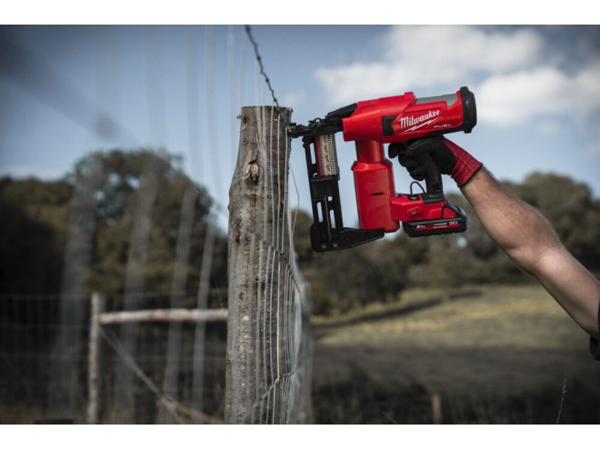 M18 FUEL™ Fencing Utility Stapler. Part number4933479834. OEM M18FFUS-O.  Milwaukee Tools. Milwaukee Tools UK. Power Tools. click & collect. collect in store. Low price Milwaukee Deals. Fencing Tools. Farming. Construction. Milwaukee Dealer. Online Tools UK. Tradesmen Tools. Startin Tractors.