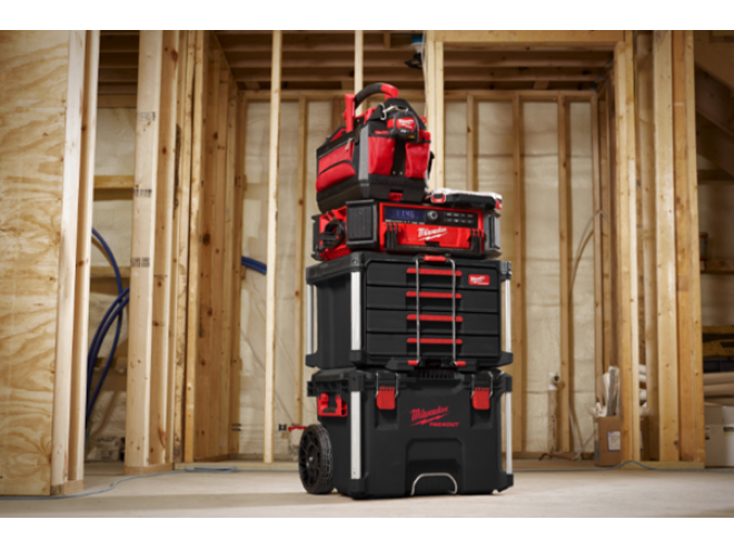 PACKOUT™ 4 Drawer Tool Box. PACKOUT™ 4 Drawer Tool Box. Milwaukee Storage. PACKOUT System. Milwaukee Tools UK. Online tools UK.  Milwaukee storage solution. 3 Drawer Tool Box. Milwaukee Power Tools. Tool Storage. Milwaukee Range. Tradesmen Tools. Low Price Milwaukee Deals. Click & collect. Collect in store. Tool Box UK. Startin Tractors.