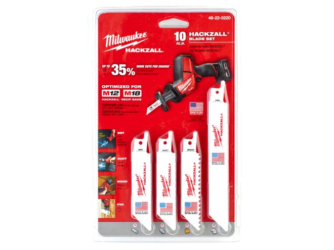 HACKZALL™ Blade Set OEM. Part No HACKZALL SET, click & collect, collect in store, fast delivery, Online tool shop. 12V Hackzall. UK tools. Milwaukee accessories. Recip Saw. Blade Set. M12 & M18 HACKZALL. Startin Tractors.