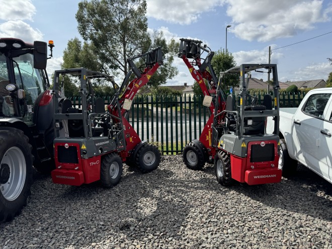 Weidemann 1140 C/W Bucket and Pallet forks