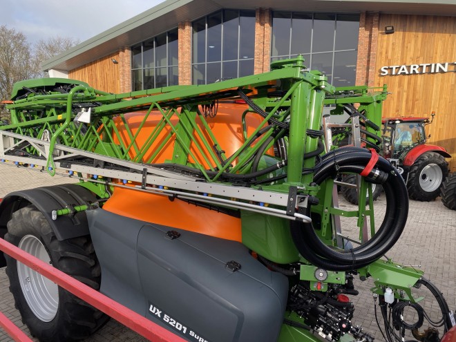 Amazone UX 5201 36M Trailed Sprayer Super L 3 boom Hydraulic pump Contour control Swing Stop