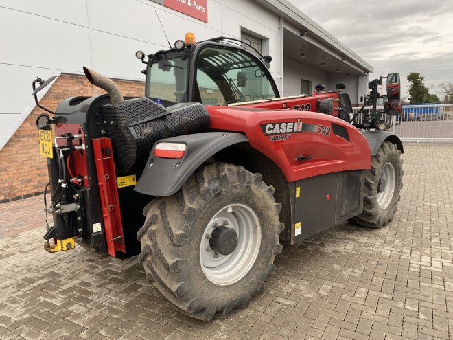 Case IH Farmlift 742 C/W Qfit headstock, Pick up hitch