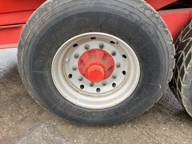 Herbst 14T hi side dump trailer with sprung drawbar