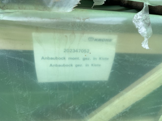 Krone Easycut F320 CV Pull Type Headstock Front Mounted Mower Conditioner