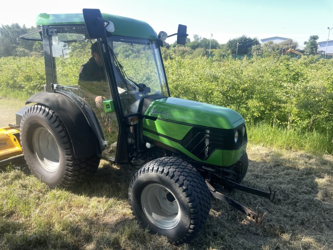 Deutz Agrokid 45 C/W Cab turf tyres front linkage and front PTO
