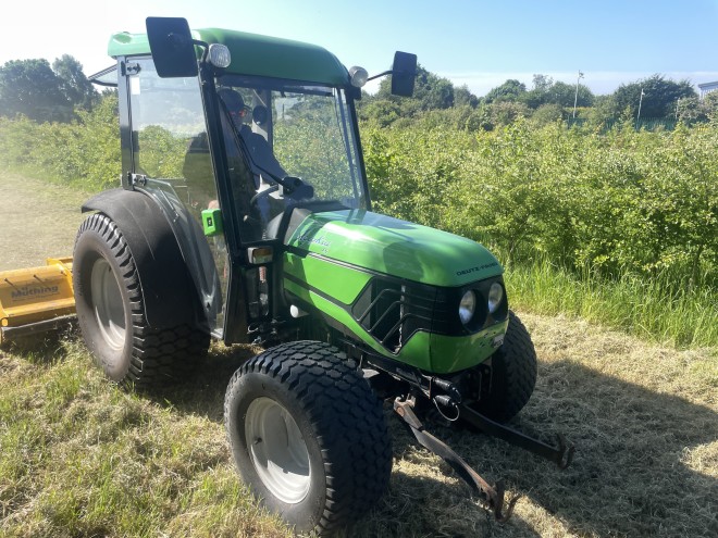 Deutz Agrokid 45 C/W Cab turf tyres front linkage and front PTO