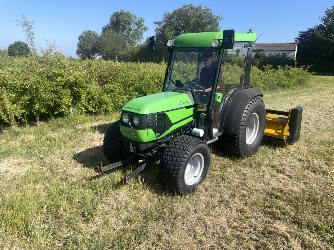 Deutz Agrokid 45 C/W Cab turf tyres front linkage and front PTO