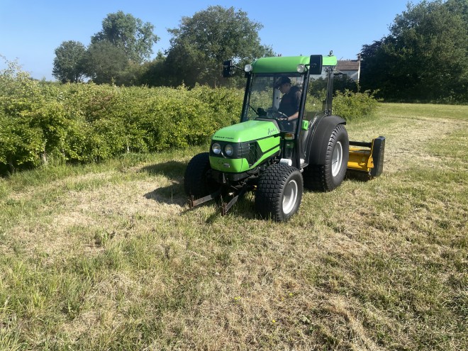 Deutz Agrokid 45 C/W Cab turf tyres front linkage and front PTO
