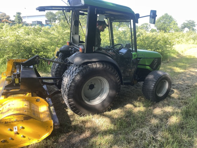 Deutz Agrokid 45 C/W Cab turf tyres front linkage and front PTO