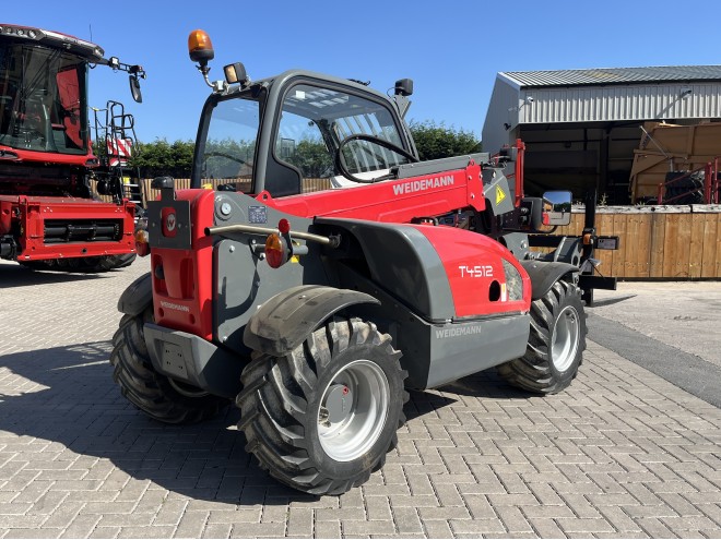 Weidemann 4512 T Euro headstock c/w pallet tines