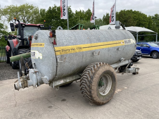 Major 1700G Vacuum Tanker Sprung drawbar
