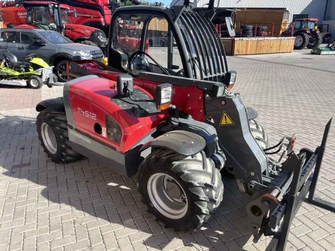 Weidemann 4512 T Euro headstock c/w pallet tines