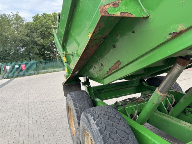 Herbst 14 Ton Dump Trailer C/W Hydraulic Door Green